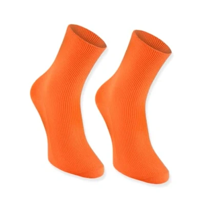 Afbeelding van Rainbow Socks Dames heren katoenen diabetici sokken zonder elastische tailleband 8 paar, 1 x oranje, 44/46 EU