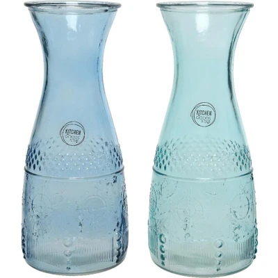 Afbeelding van Kruik Kristal Blauw Donkerblauw Multicolour 1,1 L