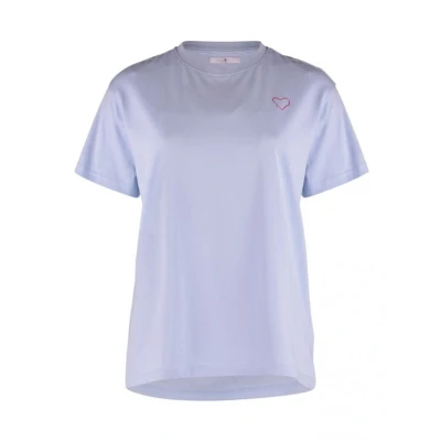 Afbeelding van Hailys SS C TP Tr44ish T shirt blauw L Katoen Basics, Street wear