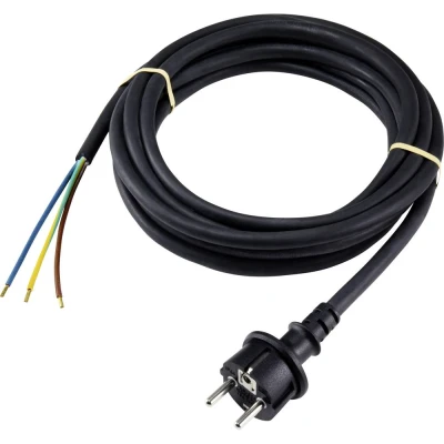 Afbeelding van Sygonix SY 5043462 Aansluitkabel Stroom Zwart 4.50 m