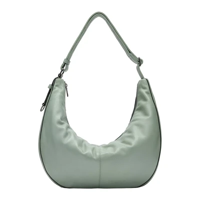 Afbeelding van Liebeskind Berlin MOON HOBO M Mittelgrosse Handtas, Dames, Maat: One Size, Salbeigrün