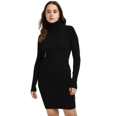 Afbeelding van Calvin Klein Jeans Gebreide jurk, Dames, Maat: 3XL, Black