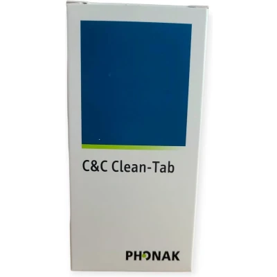 Afbeelding van Phonak C&amp;C Clean tab bruistabletten voor oorstukjes hoortoestellen gehoorbescherming