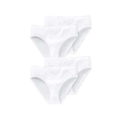 Afbeelding van SCHIESSER Slip &#039;Cotton Essentials&#039; wit