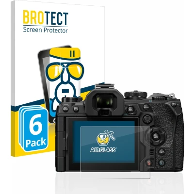 Afbeelding van BROTECT Screenprotector voor Olympus OM 1 2022 Folie Beschermfolie Beschermglas transparant (6 Stuks)