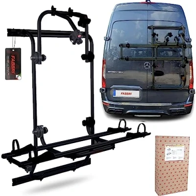 Afbeelding van FABBRI Fietsendrager achter voor Crafter Sprinter fiets Ok MTB Van 2 fietsen zwart