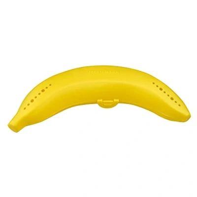 Afbeelding van Fackelmann Bananenkluis, opbergdoos voor bananen, robuuste plastic container (kleur: geel), hoeveelheid: 1 stuk