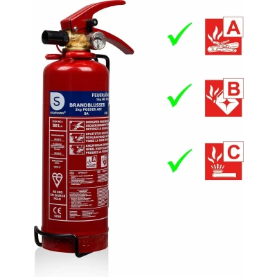 Afbeelding van Smartwares Poederblusser / Brandblusser voor Auto, Caravan of Boot