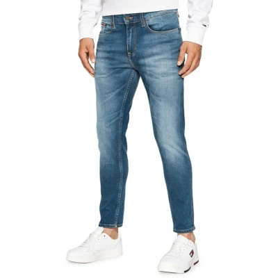 Afbeelding van Tommy Jeans Austin Slim fit jeans, Heren, Maat: 30x30, Wilson mid blue