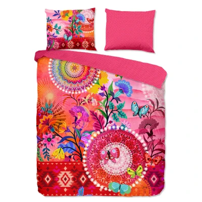 Afbeelding van HIP Collection Giselah dekbedovertrek Lits jumeaux (240x200/220 cm + 2 slopen) Roze