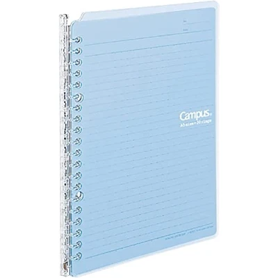 Afbeelding van KOKUYO Campus Smart Ring Binder A5 20 ringen Lichtblauw [Office product]
