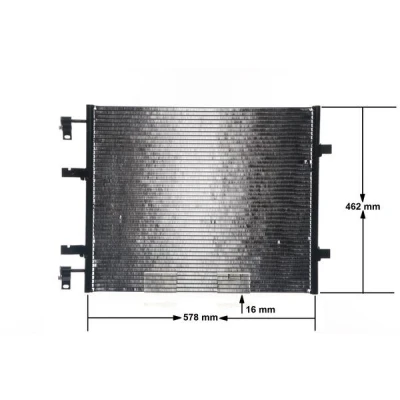 Afbeelding van Condensor, airconditioning MAHLE AC 708 000S