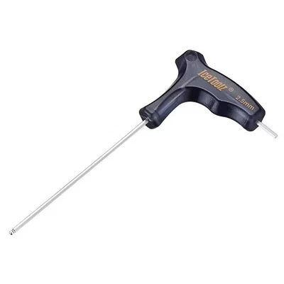 Afbeelding van IceToolz inbussleutel Twinhead 2.5 mm kogelkop staal zwart