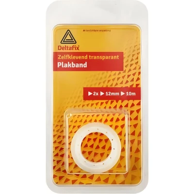 Afbeelding van Deltafix Plakband Transparant 2 Stuks