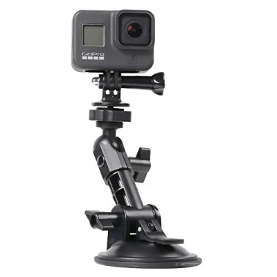 Afbeelding van SUREWO Zuignap Mount, Dash Cam Zuig Mount Compatibel met GoPro Hero 12/11/10/9/8/7 Zwart, DJI Osmo Action 4/3, AKASO en de meeste actiecamera&#039;s