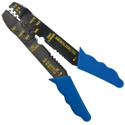 Afbeelding van SW Stahl 42501L kabelschoentang, niet geïsoleerde connectoren, 1,5/2,5/6 mm, kabelstriptang 0,75 6 schroefsnijder M2,6 M5, krimptang, kabelschoenen, krimptang kabelschoenen