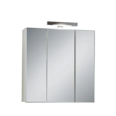 Afbeelding van Fmd Badkamerkast Met Spiegel 70X19X67,6 Cm Wit
