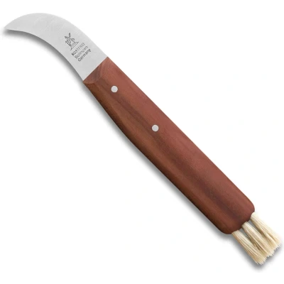 Afbeelding van Robert Herder Champignonmes RVS Tourneermes Lemmet 4.6 cm Heft Pruimenhout