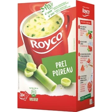 Afbeelding van Royco Minute Soup classic prei, pak van 25 zakjes soep