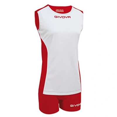 Afbeelding van Givova KITV06 Unisex volwassenen, wit rood, M