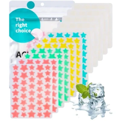 Afbeelding van &#039;LEAZZLE Pimple patch a stelle 430 pezzi, per brufoli invisibili, idrocolloidali, olio dell&#039;albero del tè, traspirante, assorbimento, acne notturna, impermeabile, il viso anti