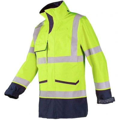 Afbeelding van Parka Falcon 7229 Geel/marine, Maat EL