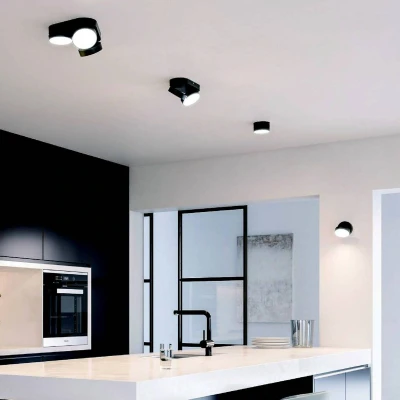 Afbeelding van LUTEC Connect STANOS Plafondspot Enkele Smart LED Dimbaar Zwart