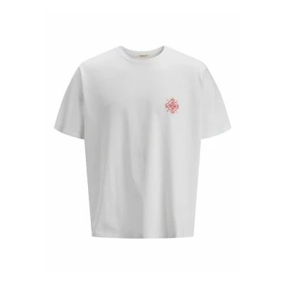 Afbeelding van Jack &amp; Jones Rundhalsausschnitt Tshirt print, Heren, Maat: XXL, Bright white