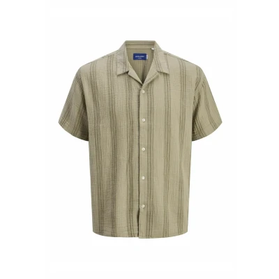 Afbeelding van Jack &amp; Jones Relaxed FIT Overhemd, Heren, Maat: Medium, Seneca rock