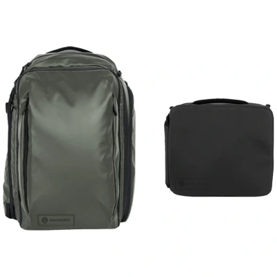Afbeelding van WANDRD Transit 45L Travel Backpack Wasatch Green Essential+ Bundle
