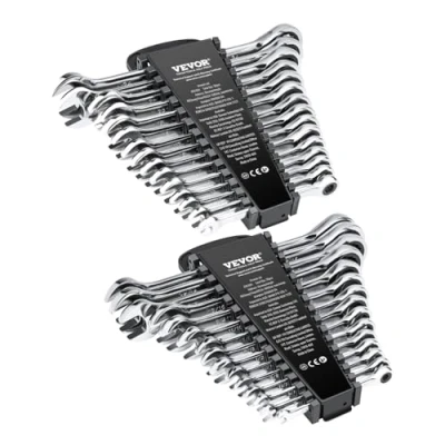 Afbeelding van VEVOR sleutelset ratelsleutelset 30 delig metrisch SAE 8 24mm garage
