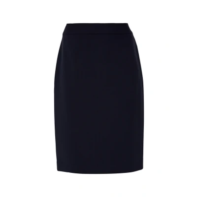 Afbeelding van s.Oliver Black Label Kurzer AUS MIX Kokerrok, Dames, Maat: 46, Navy