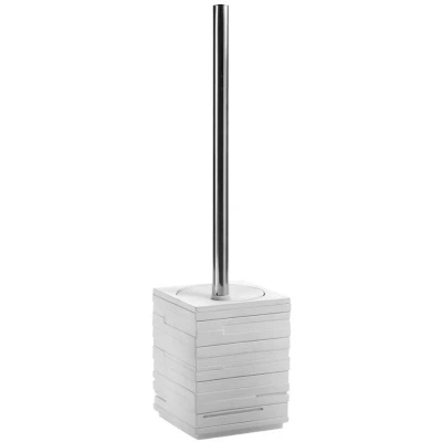 Afbeelding van Toiletborstelhouder Sapho Quadrotto Vrijstaand 38x9.5 cm Polyresin Wit