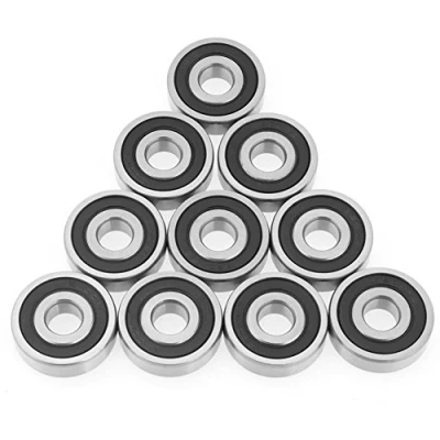Afbeelding van 10 stuks 6200 2RS mini kogelgelagerde Double Side kogellagers van staal met diepe x 30 9 mm