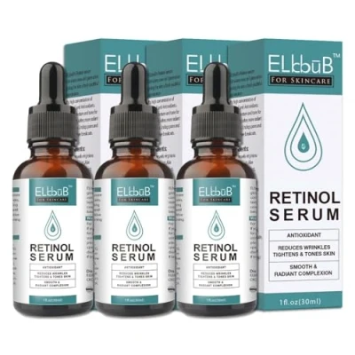 Afbeelding van P Beauty Retinol gezichtsserum, 30 ml, vitamine E &amp; hyaluronzuur anti aging, rimpel, gezichtsverzorging, huidverzorging, voor stralende en gelijkmatige huid, biologisch