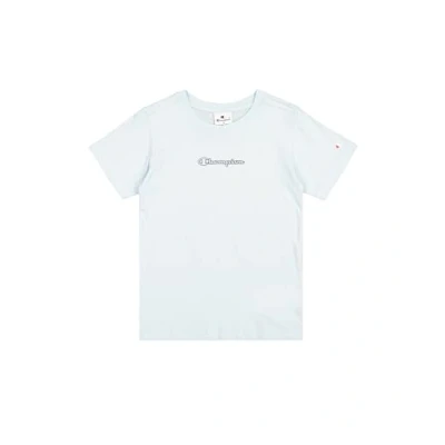 Afbeelding van Champion Graphic Crewneck WITH Large LOGO Tshirt print voor kinderen, Maat: 102/107, Blue