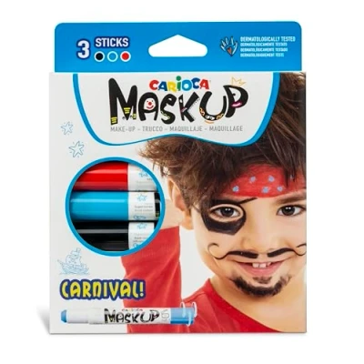 Afbeelding van Carioca Maquillagestiften Mask Up Carnival, doos met 3 stiften