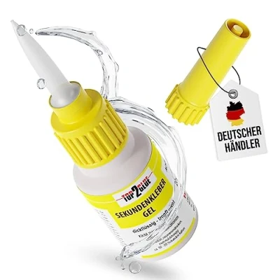 Afbeelding van Top2GLUE secondelijm gel 20 g extra sterke en flexibele superlijm, voordelige stoot waterbestendige (1) van Langlauf Schuhbedarf®