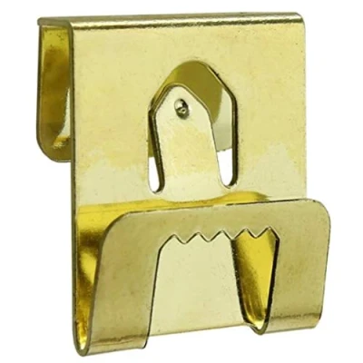 Afbeelding van Taskar Clip Over Zaagtand Frame Hanger Goud (20 Pack) 2 3mm Board Foto Opknoping