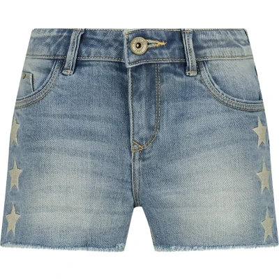 Afbeelding van Vingino Short Dafina Star Meisjes Jeans Old Vintage Maat 140