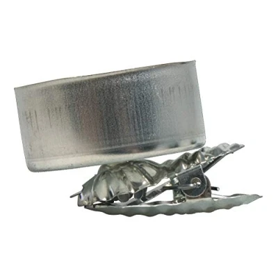 Afbeelding van Rayher 25209606 Clip theelichthouder, kaarsenhouder voor theelichtjes, zilver, 4 cm diameter, boomkaarsenhouder met clip, metaal, stuks (1 stuks)