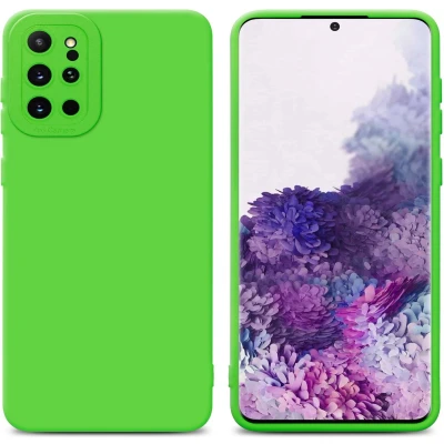 Afbeelding van Cadorabo Hoesje geschikt voor Samsung Galaxy S20 PLUS in FLUID GROEN Beschermhoes TPU silicone Cover Case