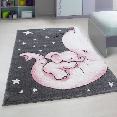 Afbeelding van Vloerkleed Kids Olit 120x170cm Roze 123vloerkleed.nl is de online webshop voor vloerkleden en woonaccessoires.