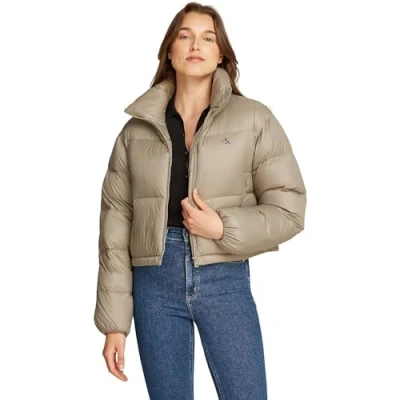 Afbeelding van Calvin Klein Jeans Gewatteerde jas, Dames, Maat: XL, Brindle