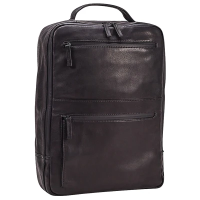 Afbeelding van Leonhard Heyden Den Haag backpack black Laptoptas