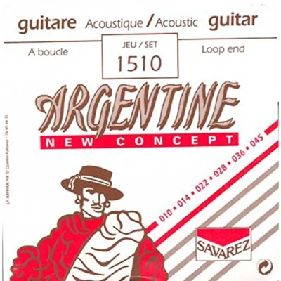 Afbeelding van A Git.snaren 1510 10 45 Argentine Loop end Extra Light