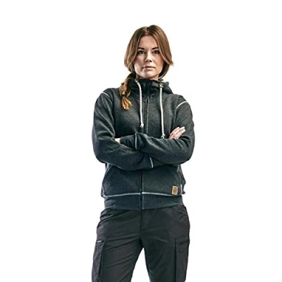 Afbeelding van Blaklader Dames hooded sweatvest 3373 1157 Zwart Mêlee S