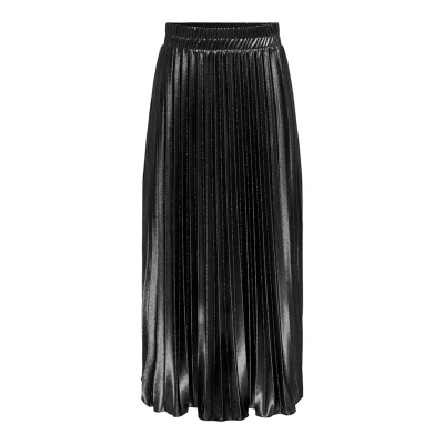 Afbeelding van ONLLYON Pleated Shine Rok JRS, zwart, XL