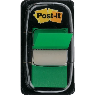 Afbeelding van Indextabs 3M Post it 680 25.4x43.2mm groen