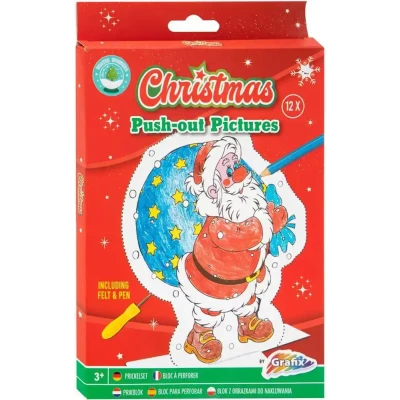 Afbeelding van Grafix Kerst Prikblok